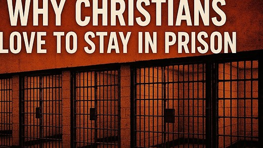 Jesus opened your prison doors. Why are you staying?