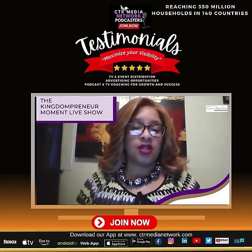 Dr. Doreen Lettsome Reid's Testimonial on CTR Media Network Podcast Class episode artwork