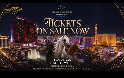 Join EQUUS Television at the Global Champions Arabians Tour streaming LIVE from Las Vegas 10.2-4 episode artwork