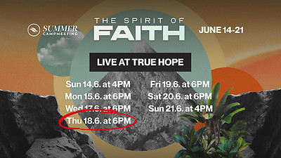 The Spirit of FAITH conference - JUNE 18th
